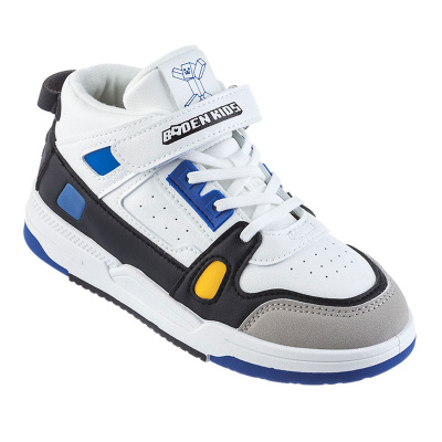 Ботинки школьные Baden KPX006-021 белый 01